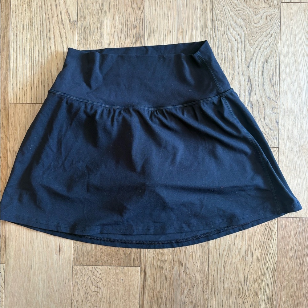 lululemon athletica Black Skater Tennis Skirt